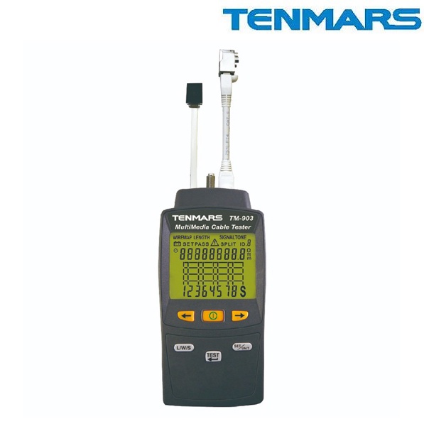 【含稅店】TENMARS泰瑪斯 TM-903 網路測試器 網路測試儀 可測網路線/電話線/同軸電纜線