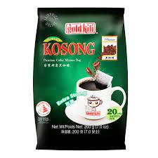 【歡歡購物】金麒麟 新加坡 傳統 濾掛式黑咖啡 咖啡黑 200G Kopi Hitam GOLD KILI