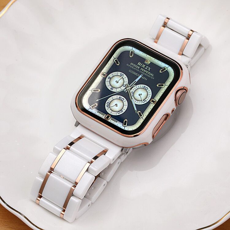 真材實料 高品質陶瓷錶帶 適用於 Apple Watch 9 ultra 8 7 6 5 SE 41mm 45/49mm