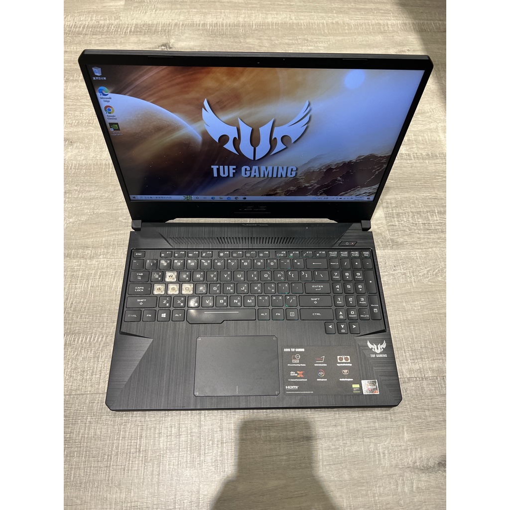 電競筆電 ASUS TUF FX505DU R7-3750H 16G 500G GTX1660TI 二手筆電 ROG