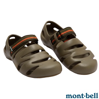 【mont-bell】CANYON 魔鬼氈可調式涉水膠鞋.涼鞋.水陸兩用鞋.海灘拖鞋_深褐_1129555