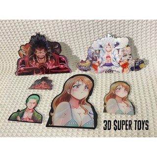 《$uper Toys》全新 航海王 海賊王 貼紙 周邊 3D 漸變貼紙 防水貼紙 車貼 機車貼 行李箱 手機貼紙