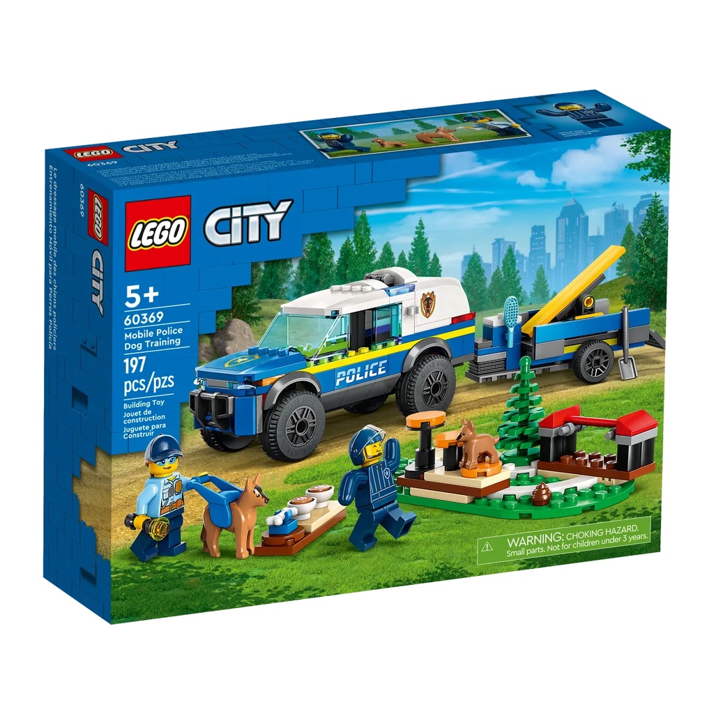 【樂GO】 樂高 LEGO 60369 移動式警犬訓練 警察 警車 城市系列 積木 玩具 禮物 生日禮物 樂高正版全新