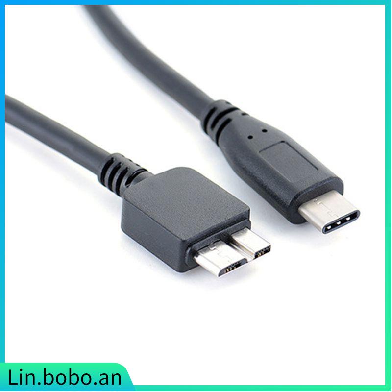 USB 3.1 Type-C to USB 3.0 Micro B Cable Connector Data Line