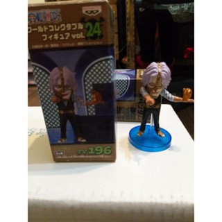 出清特價 100~已開封 日版 景品..海賊王 wcf VOL.24 司法島 CP9 斯帕達姆 外盒不優