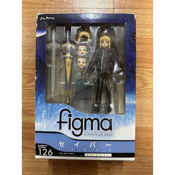 代理版 GSC figma 126 FATE ZERO saber 西裝服 賽巴 西服