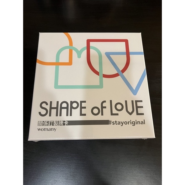 womany shop 女人迷商號 Shape of Love 關係訂製牌卡