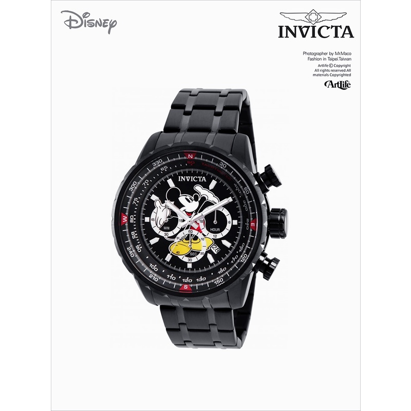 ArtLife @ INVICTA 26743 インヴィクタ DISNEY ミッキー Mickey 米老鼠 鋼帶 手錶