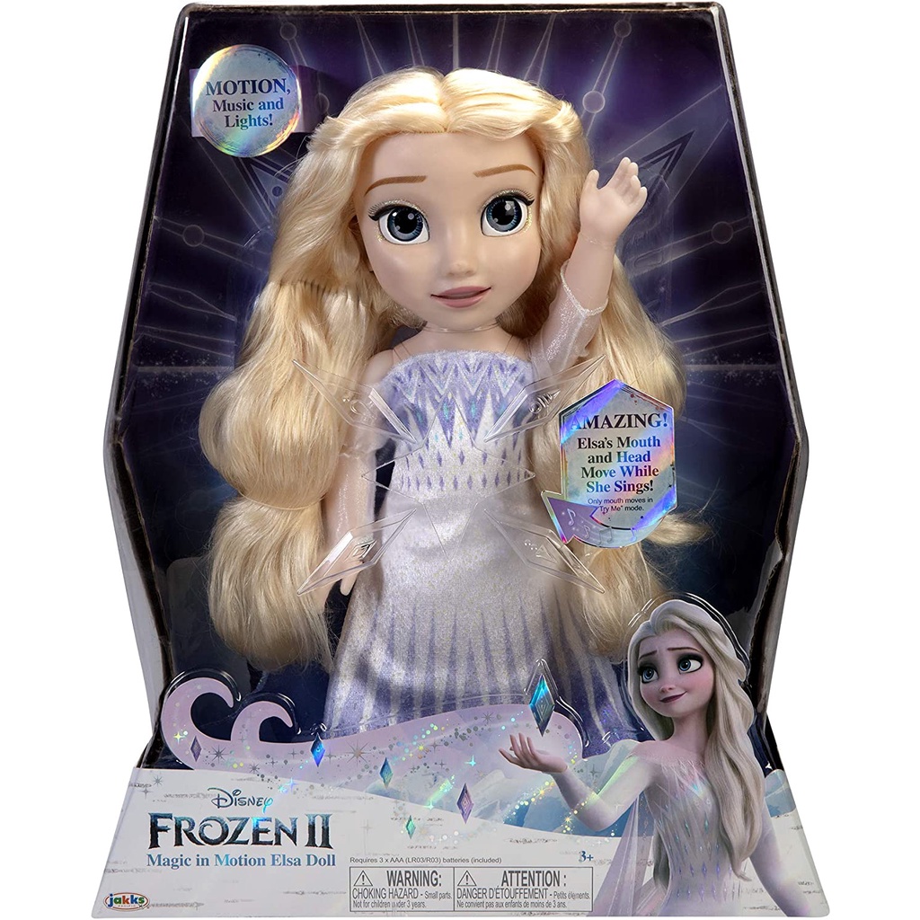 【Toy Fun】現貨* 美國正品 迪士尼 Frozen 冰雪奇緣 2 艾莎 Elsa 唱歌 聲光娃娃 發光 嘴巴會動