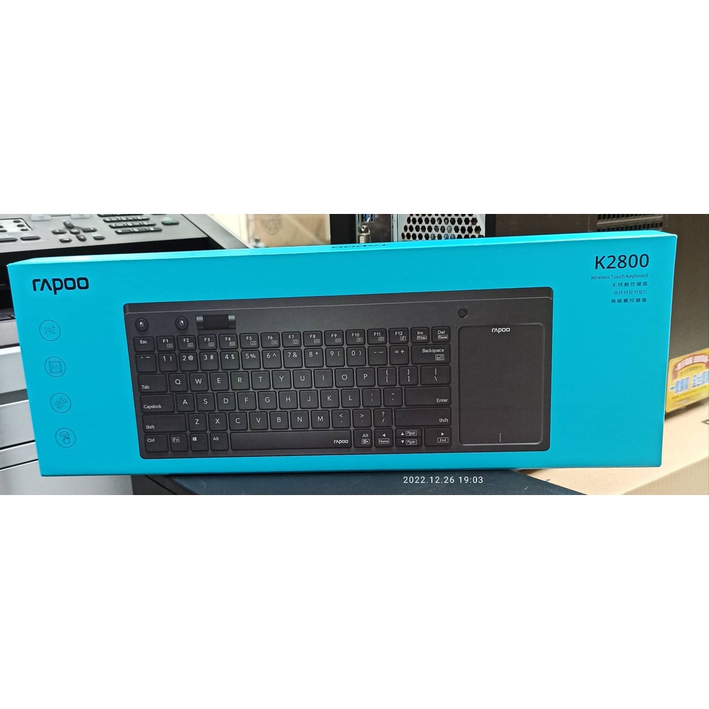 RAPOO雷柏K2800無線觸控鍵盤
