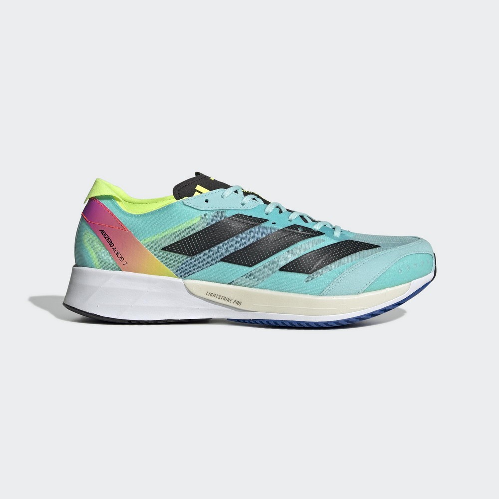 ADIDAS 休閒鞋 運動鞋 ADIZERO ADIOS 7 WC 男 HQ3510 藍綠色