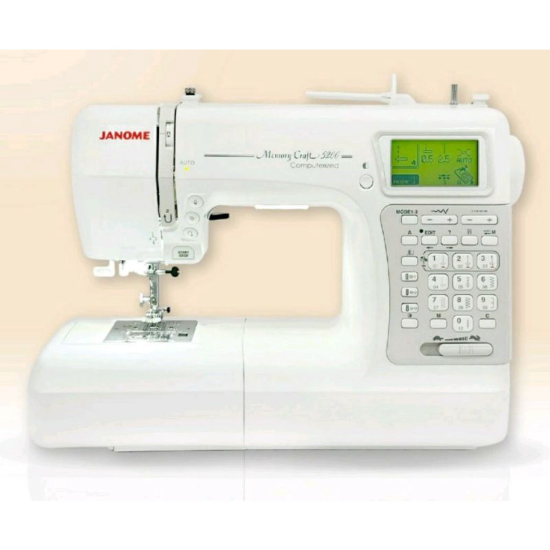 車樂美JANOME MC-5200電腦型縫紉機 全新含運特價：16800