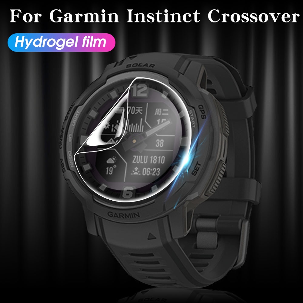 Garmin Instinct Crossover 水凝膜/高清 TPU 手錶膜兼容 Garmin/手錶屏幕保護貼