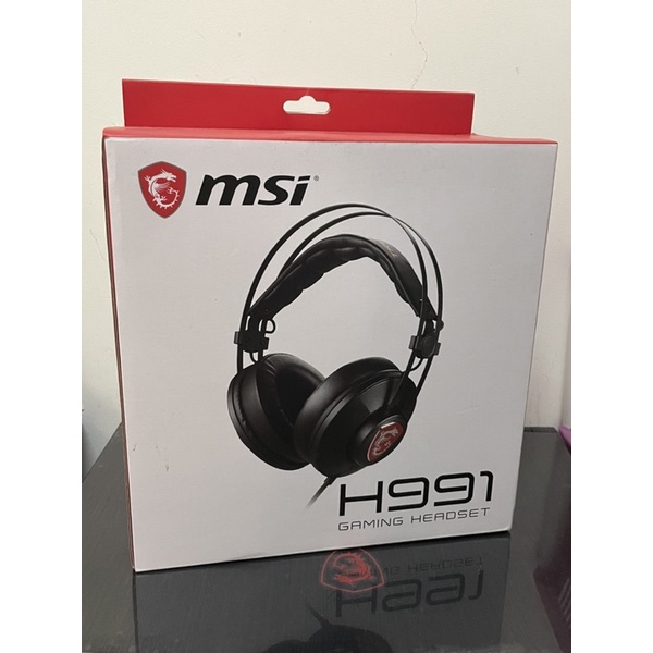 MSI H991 GAMING HEADSET 專業 電競耳機 耳麥 有線耳機 麥克風 電競 [現貨]