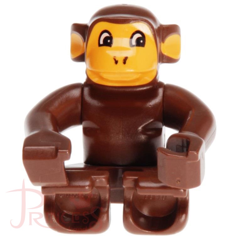 公主樂糕殿 LEGO 樂高 DUPLO 得寶 動物 猴子 二手棕色 M003