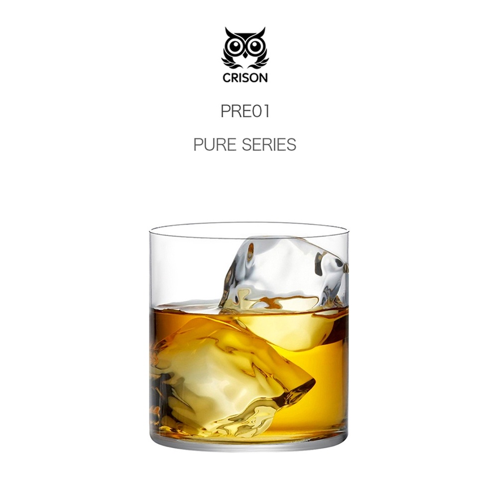 【CRISON】PURE SERIES 超薄純粹威士忌杯 300ml Old-Fashioned 雞尾酒杯 水晶玻璃杯