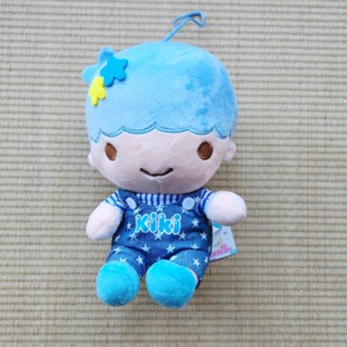三麗鷗 6吋 雙子星牛仔 星星吊帶款 玩偶 絨毛娃娃 KIKI