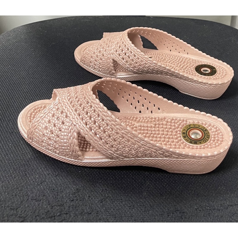 日本製 很軟唷 好多福 粉色 OTAFUKU 磁石健康拖 防水 浴室拖鞋