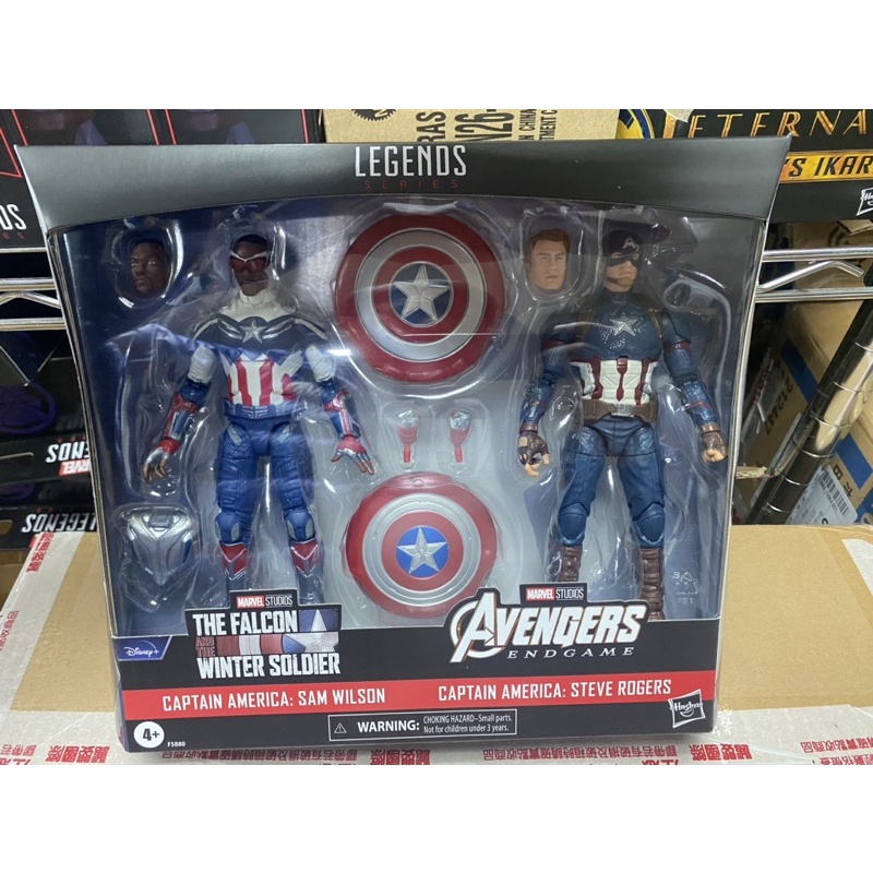 【超萌行銷】 現貨賠售 漫威 Marvel Legends 6吋 美國隊長 獵鷹 山姆 新舊美國隊長 雙人包