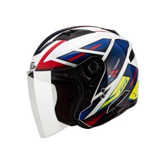 【SOL Helmets】SO-7開放式安全帽 (國旗 白/紅藍) ｜ SOL安全帽官方商城