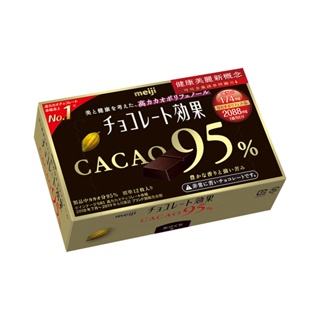 明治CACAO 95%黑巧克力(盒裝)60g克 x 1Bag包【家樂福】