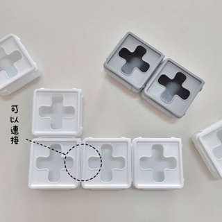 現貨｜日本 Inomata. 十字開口收納盒 灰色收納盒 塑膠收納盒