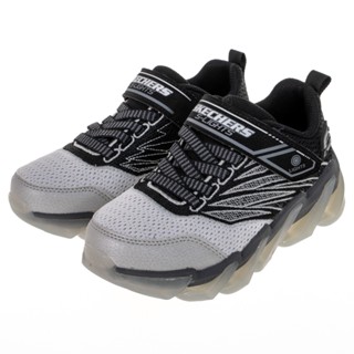 SKECHERS 男童系列 燈鞋 MEGA-SURGE - 400132LBKGY