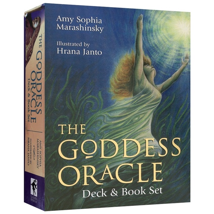 女神神諭卡豪華盒裝版（牌卡和專書）,贈中文翻譯｜The Goddess Oracle Deck Book Set【左西】