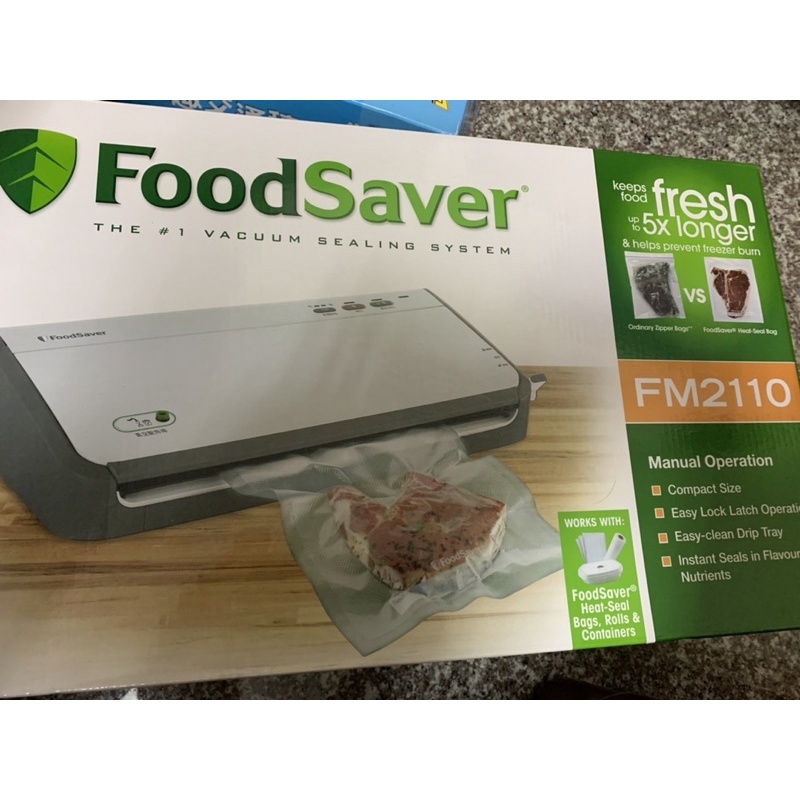 美國 FoodSaver 家用真空包裝機 FM2110 原廠公司貨