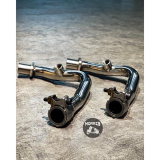 ［ Morris Vespa ] TFC 零四部品 白鐵 不鏽鋼 排氣管 加大頭段 衝刺 春天 LX LT S