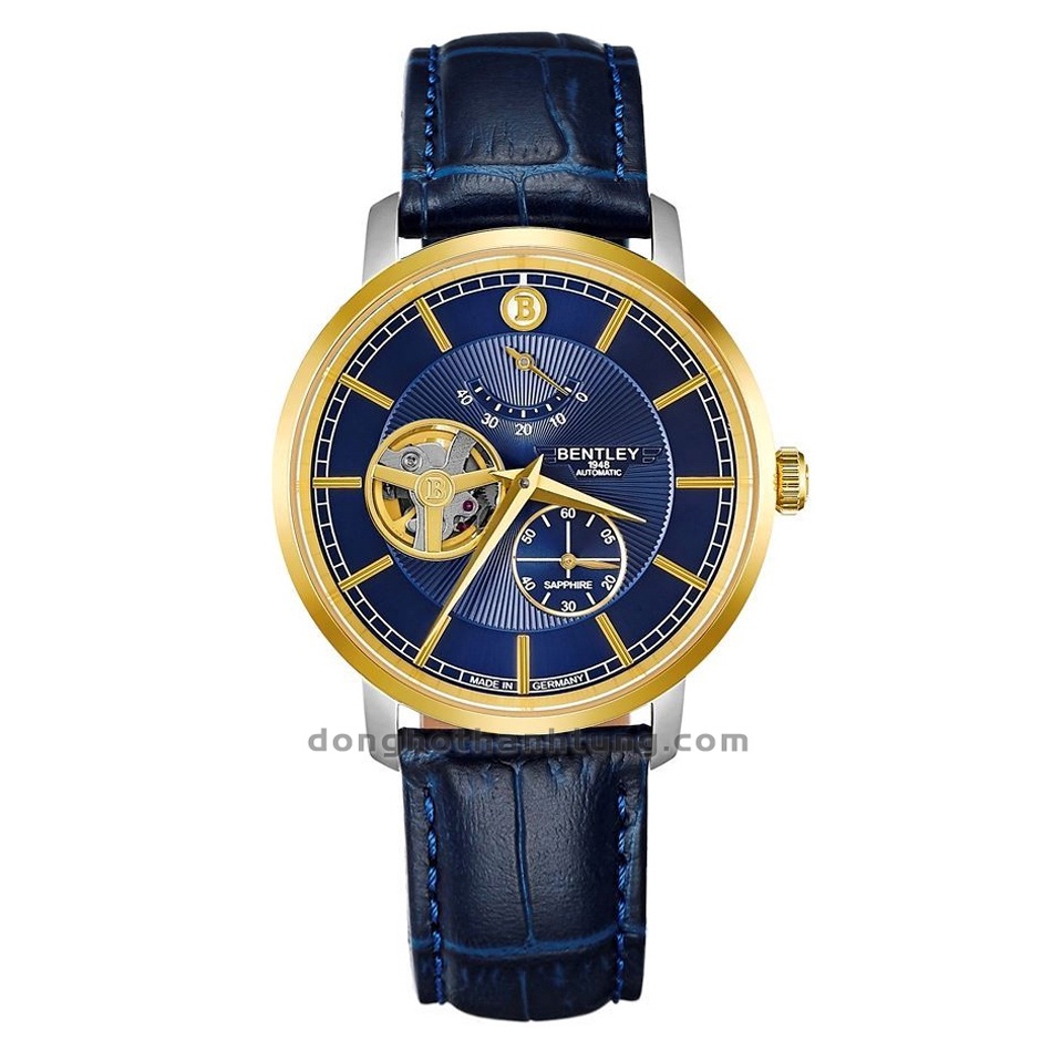 Bentley 賓利】DANDY MOVE系列 潮流機械錶(藍/金銀BL1862-15MTNN )
