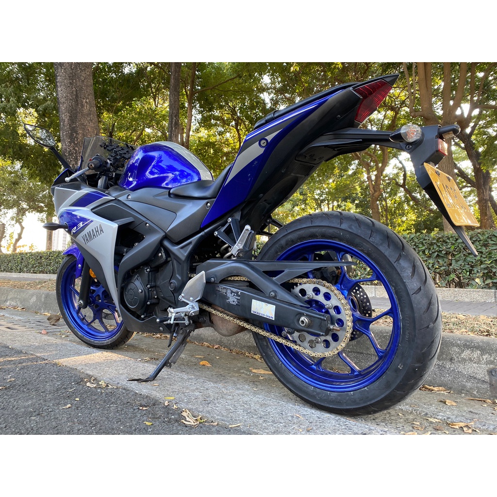 YAMAHA YZF-R3二手檔車中古車配合全額.超額.學生貸款強力過件白牌黃牌紅牌仿賽街車大型重機滿18即可辦理