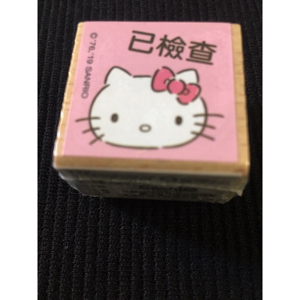 kitty方型木頭印章