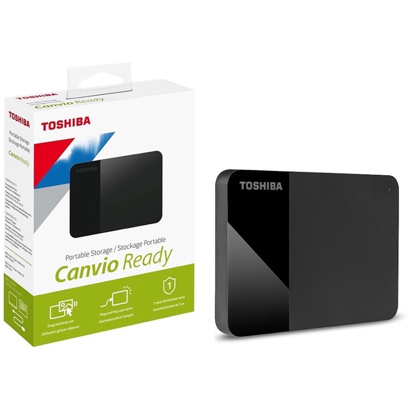 「喬迷小舖」Toshiba東芝 1TB Canvio Ready 黑/USB3.2 外接硬碟