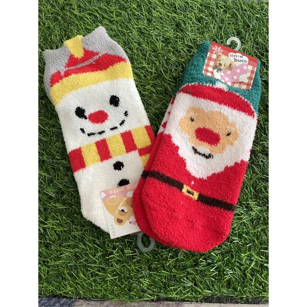 🎄現貨 韓國製 可愛居家 聖誕款 珊瑚絨 保暖睡眠襪 地板襪 現貨每款各1