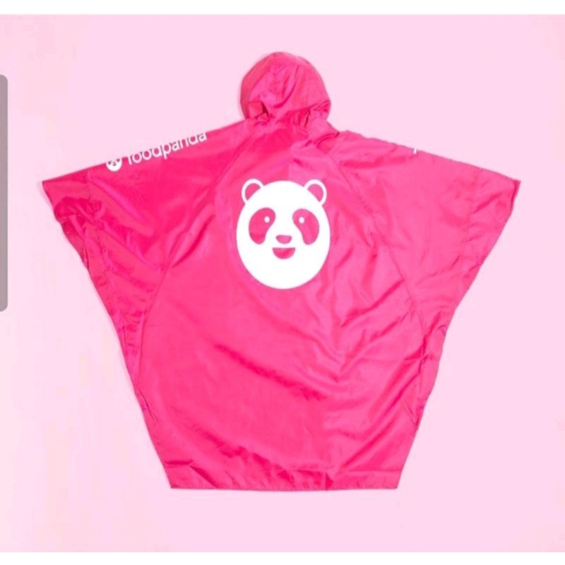 【FoodPanda】熊貓一件式雨衣（台版）
