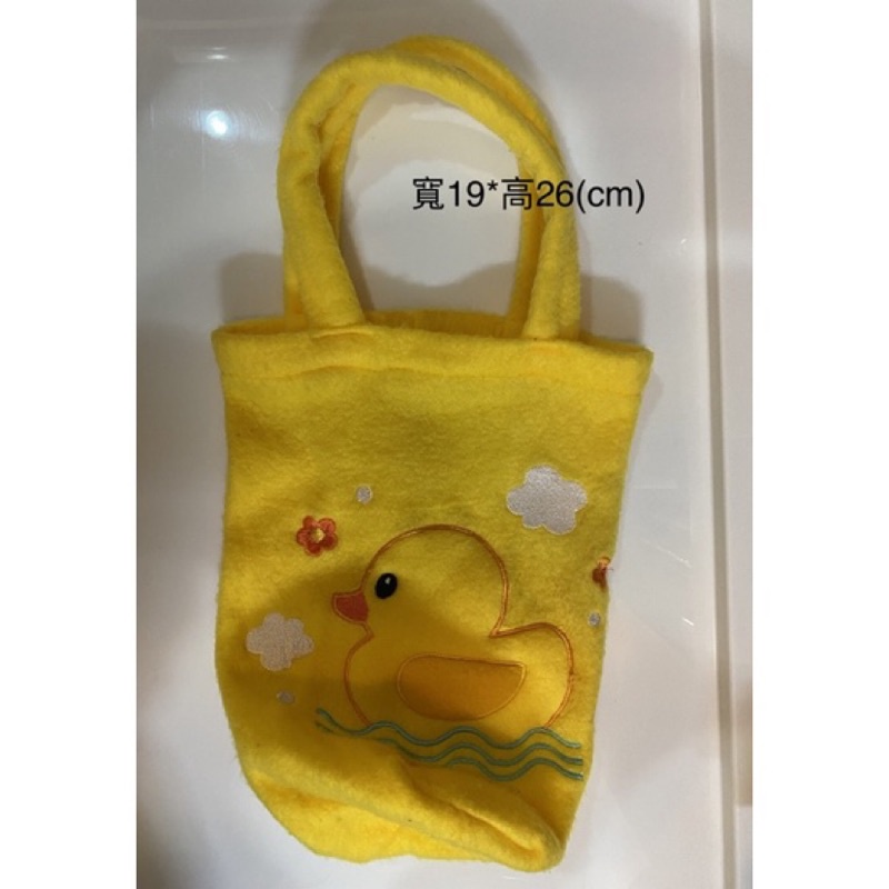 黃色小鴨鴨棉布手提袋