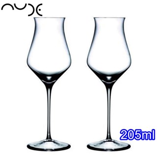 土耳其NUDE高腳玻璃水晶聞香杯威士忌品酒杯205cc-二入組（手工製作）