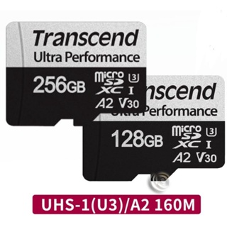 Transcend 創見 USD340S 256GB UHS-I U3 (V30/A2)記憶卡,附轉卡