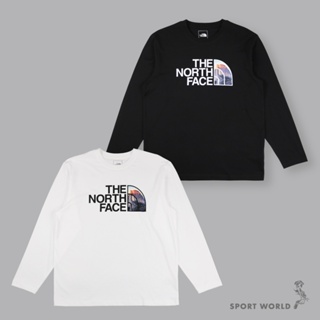 The North Face 男 長袖 上衣 寬鬆 棉 白 NF0A7QUYFN4/黑 NF0A7QUYJK3