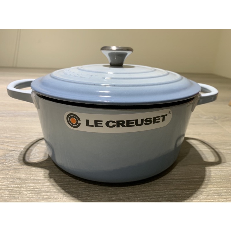Le Creuset 圓形琺瑯鑄鐵鍋 22cm 3.3L 海岸藍 法國製