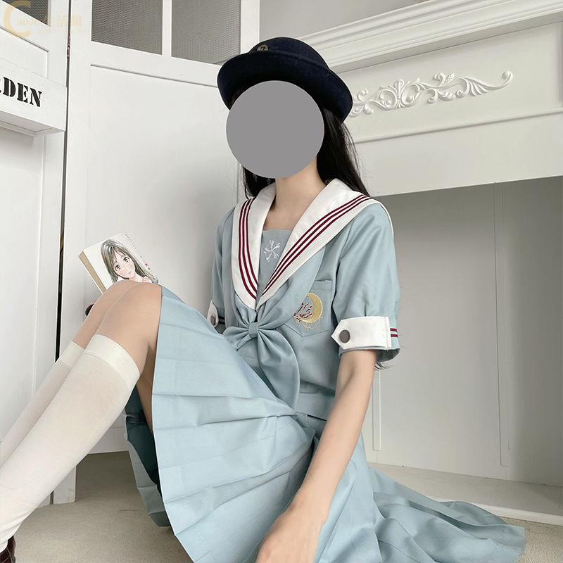 ✿☃✾別具衣格 原創水手服 中間服 JK制服 套裝 百褶裙 半身裙正統 jk裙 水手服洋裝 水手服上衣 jk水手