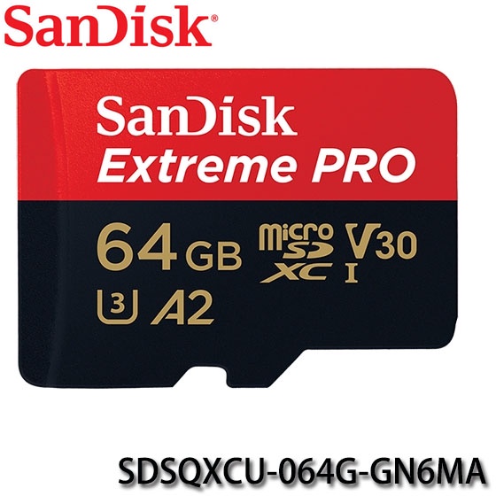 【MR3C】含稅公司貨 SanDisk 64GB Extreme Pro Micro SD 200MB A2 記憶卡