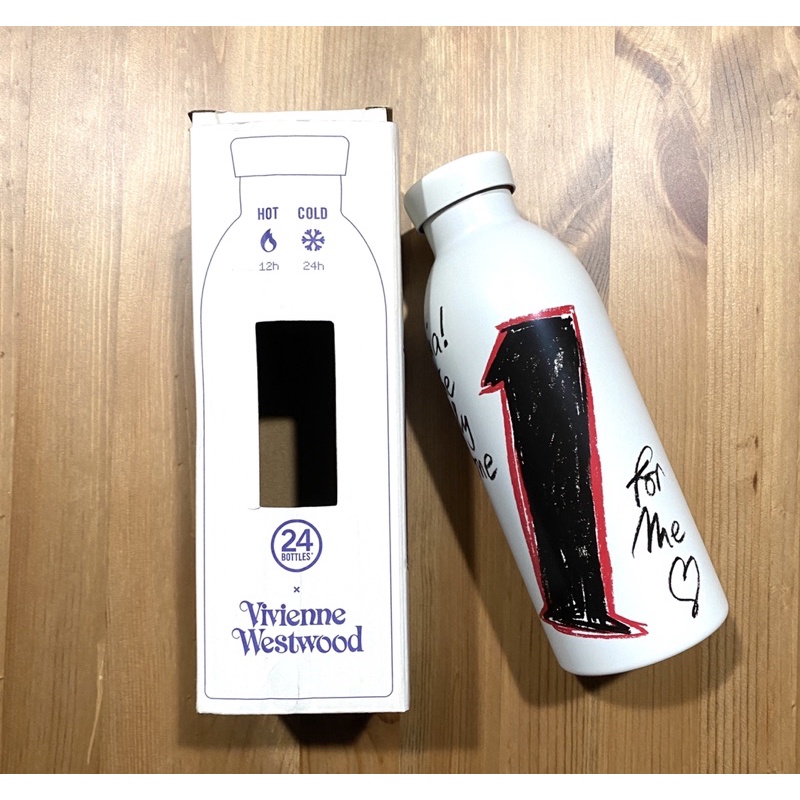 義大利 24Bottles 輕量冷水瓶 Vivienne Westwood 款/水瓶/水壺 500ml-不鏽鋼