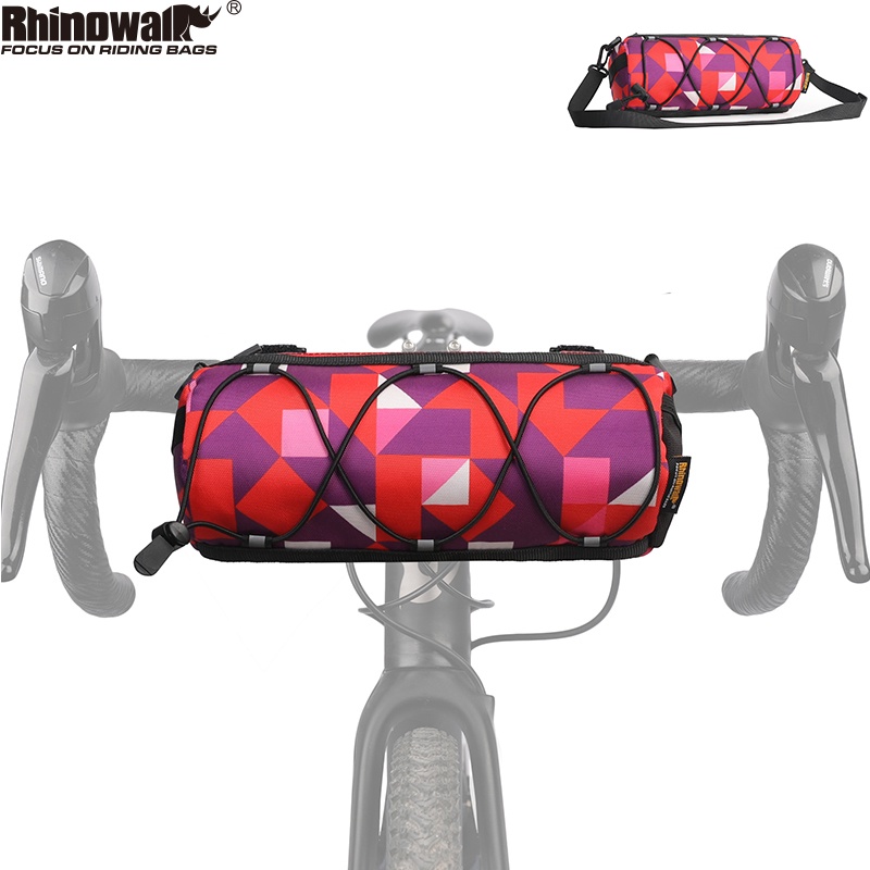 【現貨】Rhinowalk 自行車迷彩車把包 通用自行車包 斜挎包 折疊自行車前包  2.4L 反光自行車配件包