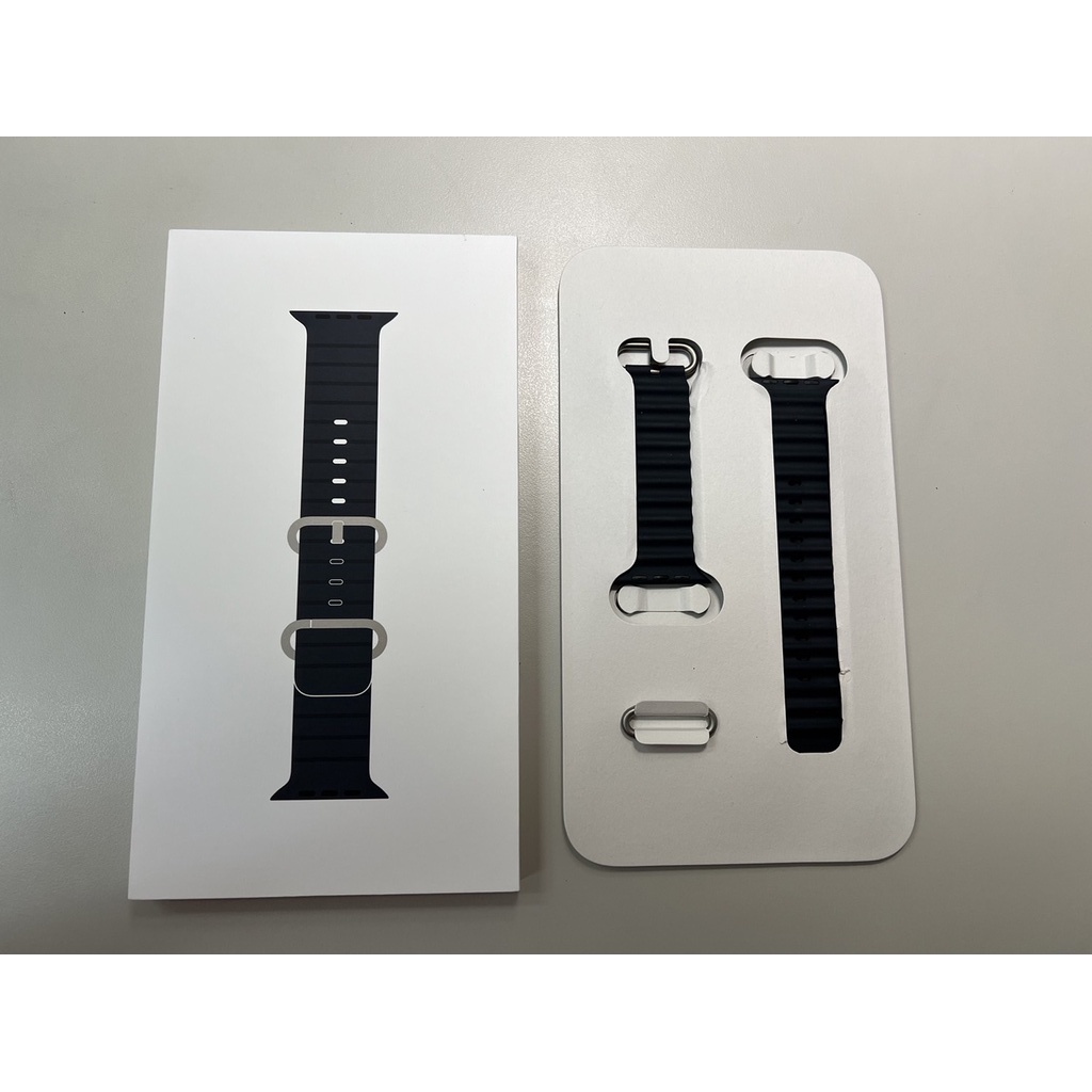 原廠Apple watch ultra午夜色海洋錶帶 (只有錶帶)