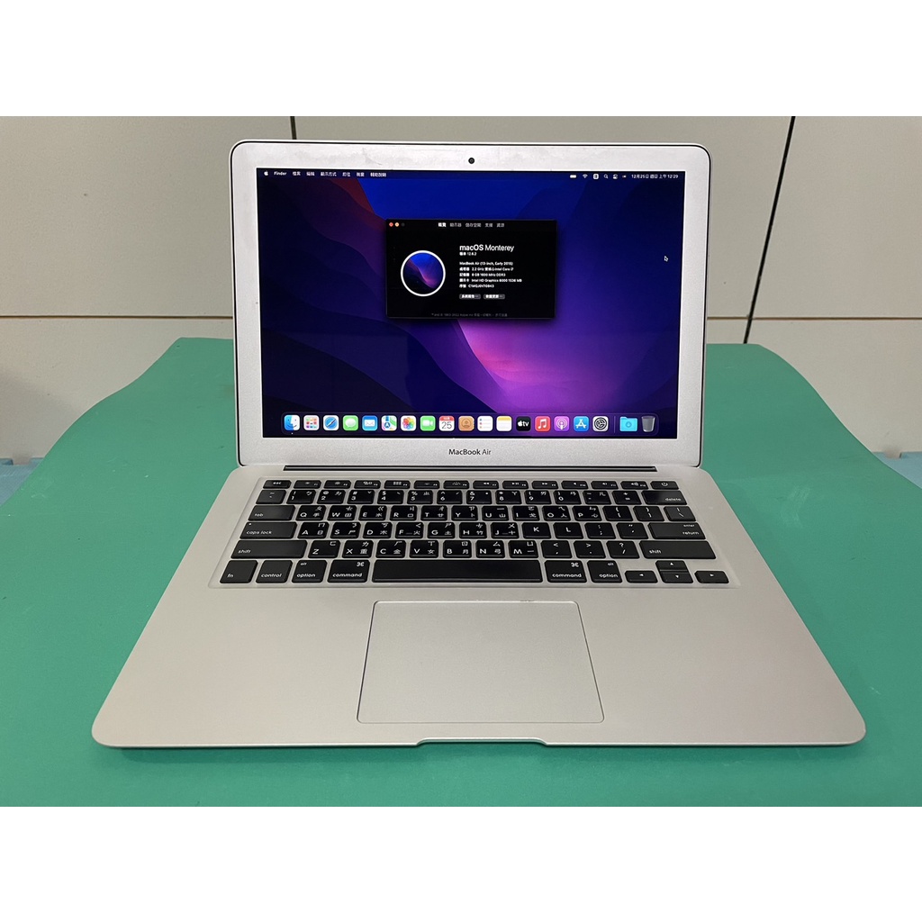 Apple Macbook Air 13吋二手筆電 i7 2.2G/8G/128G/Monterey
