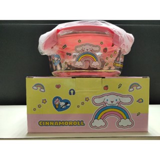 全新 夢時代來店禮 三麗鷗 Hello Kitty大耳狗喜拿 玻璃圓餐盒