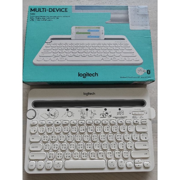 Logitech 羅技 K480 無線鍵盤(手機架)