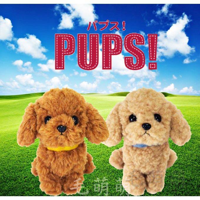 現貨🌸日本 SUNLEMON 貴賓犬 狗狗 貴賓狗 玩偶 仿真 紅貴賓 奶油貴賓 娃娃 拍照 PUPS 交換禮物